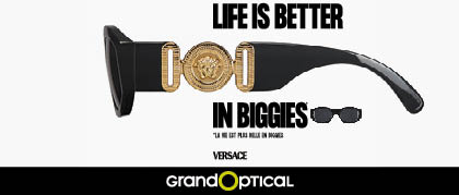 Chez GrandOptical, découvrez la collection Versace Biggie